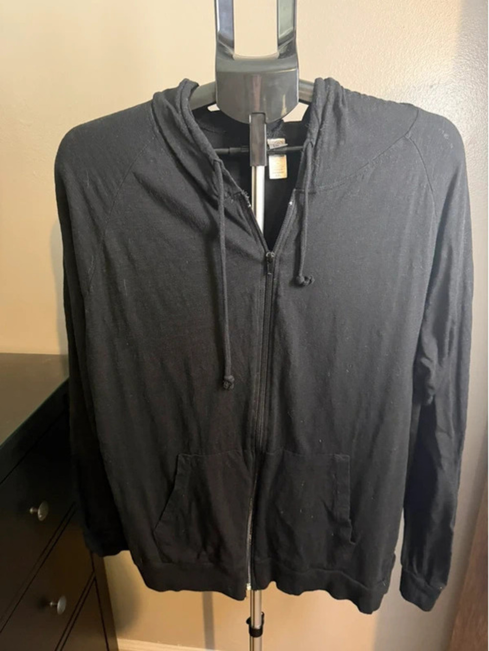 PIMATee by Pima Apparel Black Full Zip Hoodie Size XXL